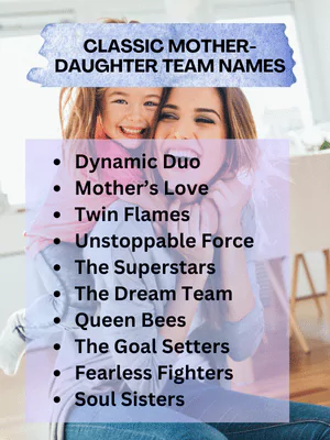 Classic Mother-Daughter Team Names