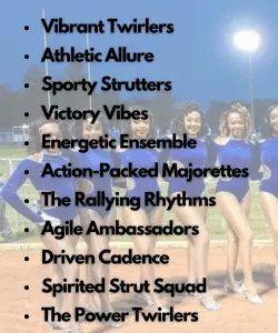 Sporty Majorette Team Names